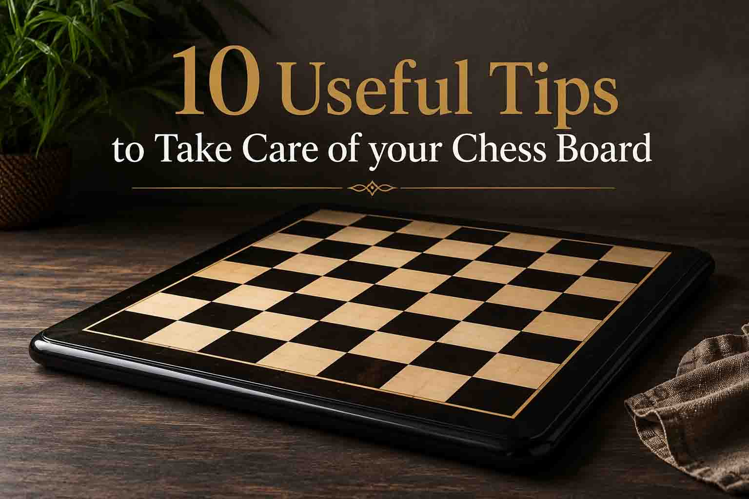 10 Useful Tips to Take Care of your Chess Board