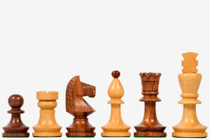 Romanian Hungarian Tournament Chess Pieces Sheesham & Boxwood 3.8"- King