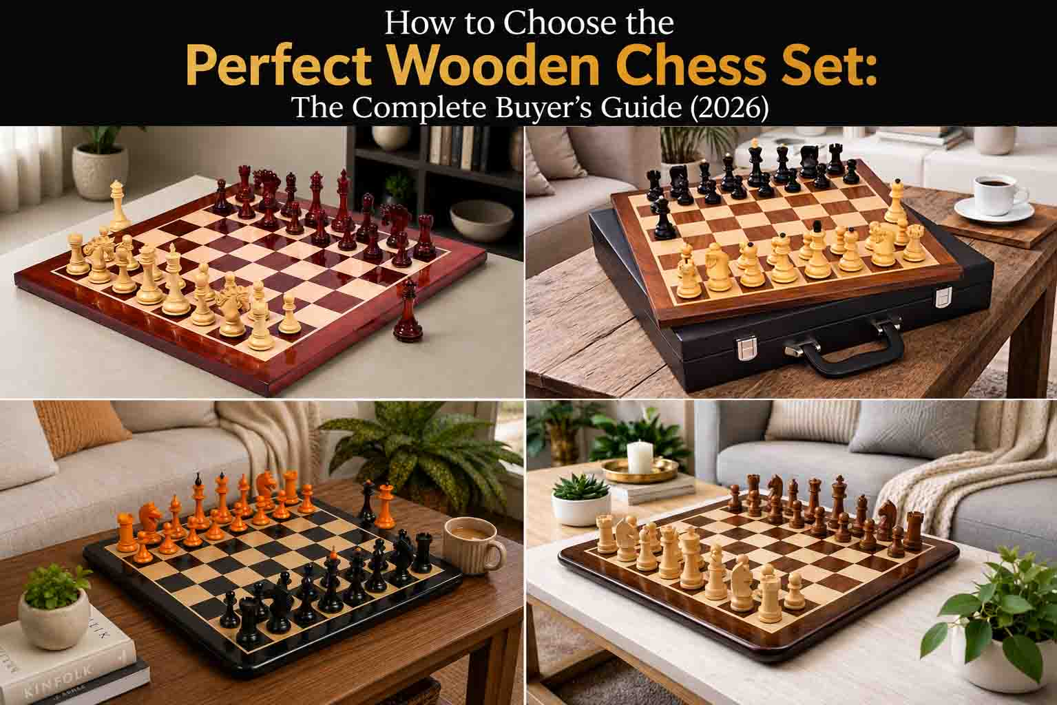 How to Choose the Perfect Wooden Chess Set: The Complete Buyer's Guide (2026)