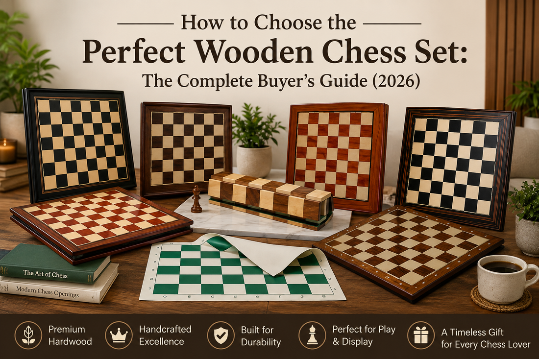 How to choose perfect wooden chess set by CHESSBAZAAR
