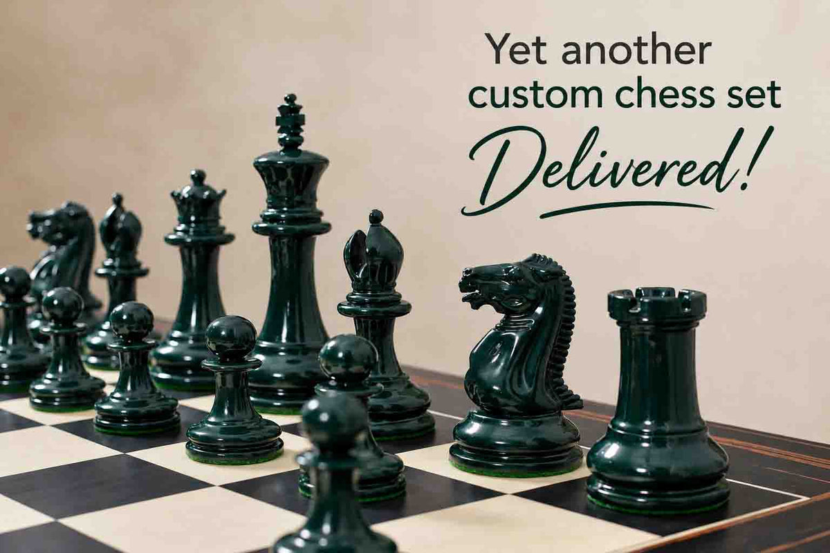 Yet another custom chess set Delivered!