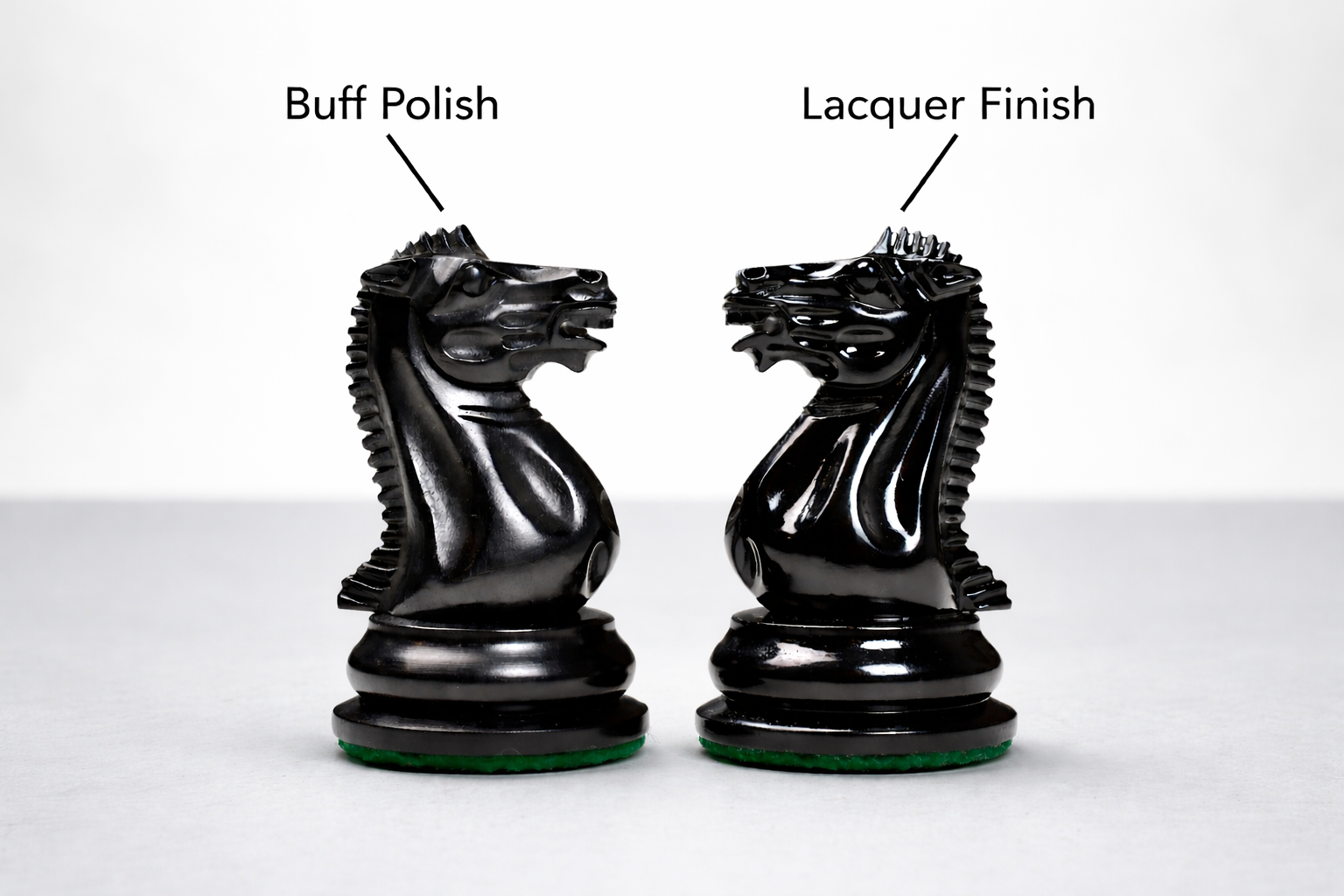 Lacquer Chess Set vs Buff Polish Chess Set: Key Differences