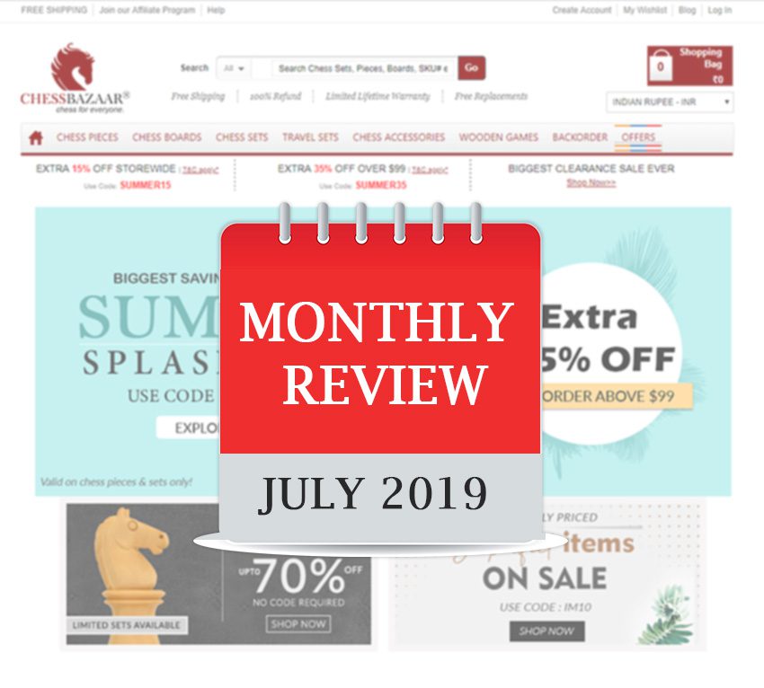 Monthly Round Up - July 2019