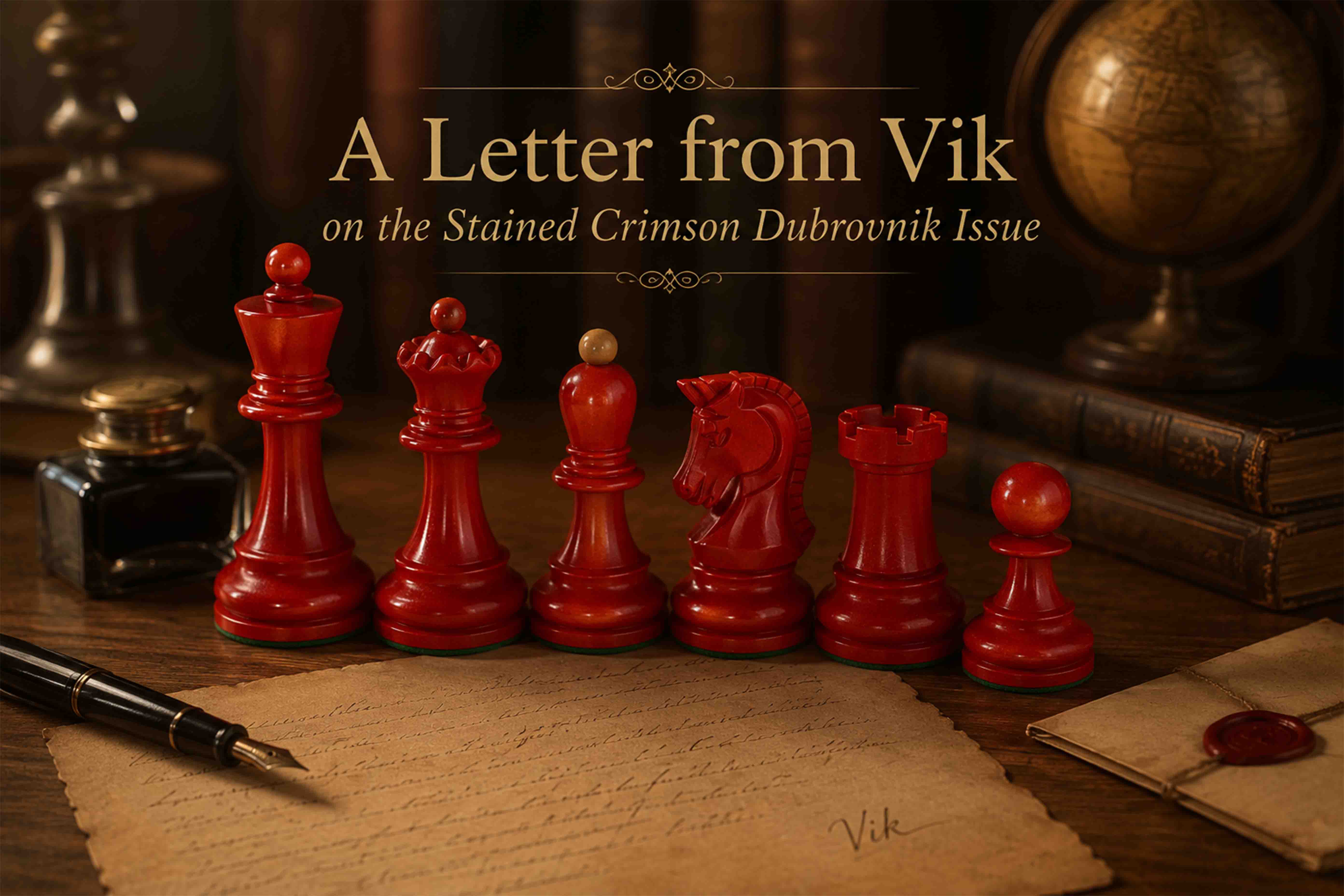 A Letter from Vik on the Stained Crimson Dubrovnik Issue