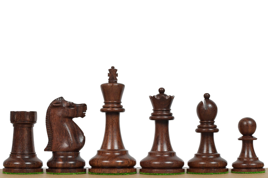 1972 Fischer Spassky Chess Pieces Sheesham & Boxwood 3.75" King