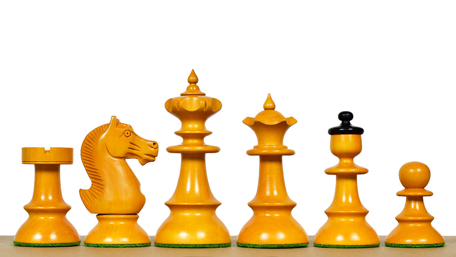 Austrian Coffee House Old Vienna Chess Pieces V2.0 Antique & Ebonized 3.75" King