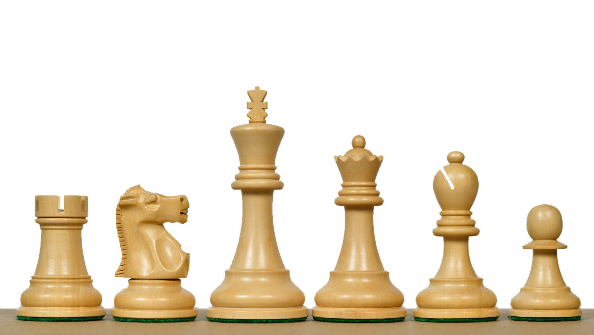 1972 Fischer Spassky Chess Pieces Sheesham & Boxwood 3.75" King