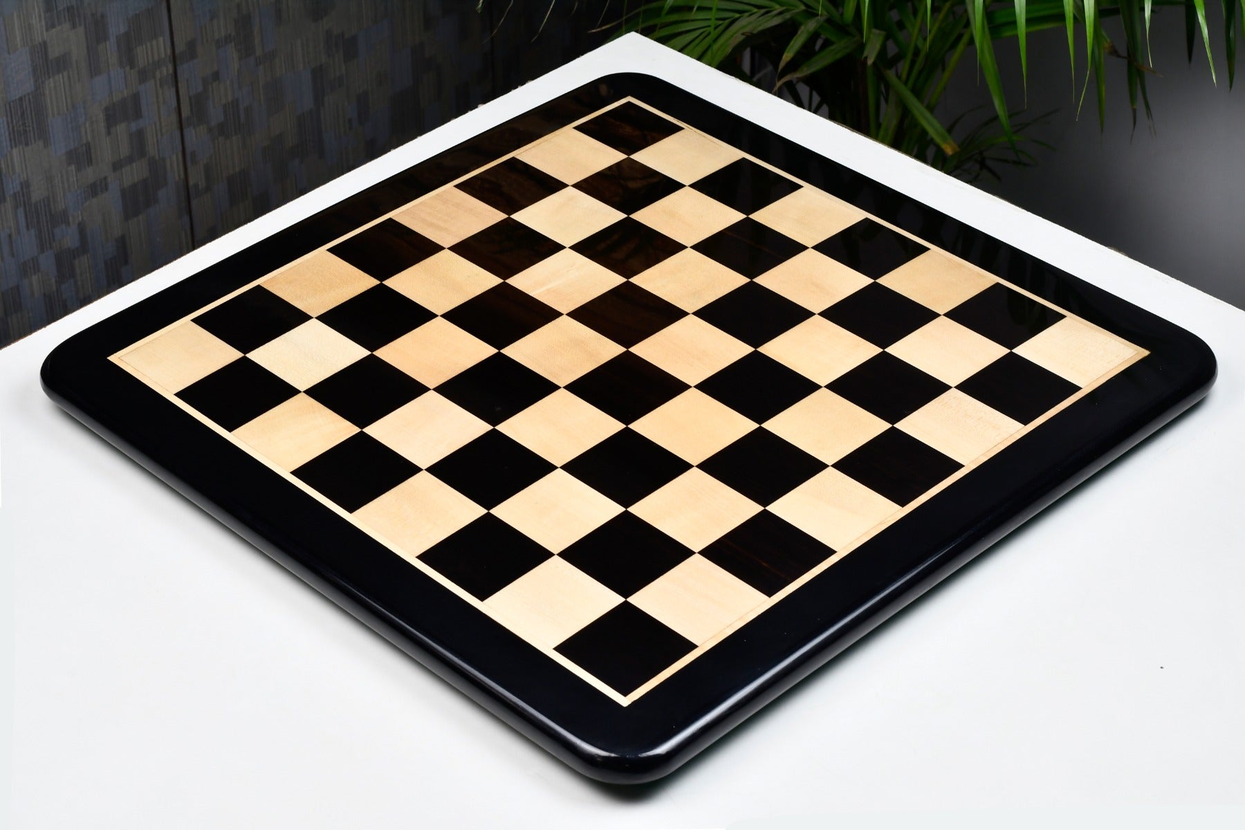 Wooden Chess Board in Ebony Wood & Maple 21" - 55 mm Square
By Chessbazaar