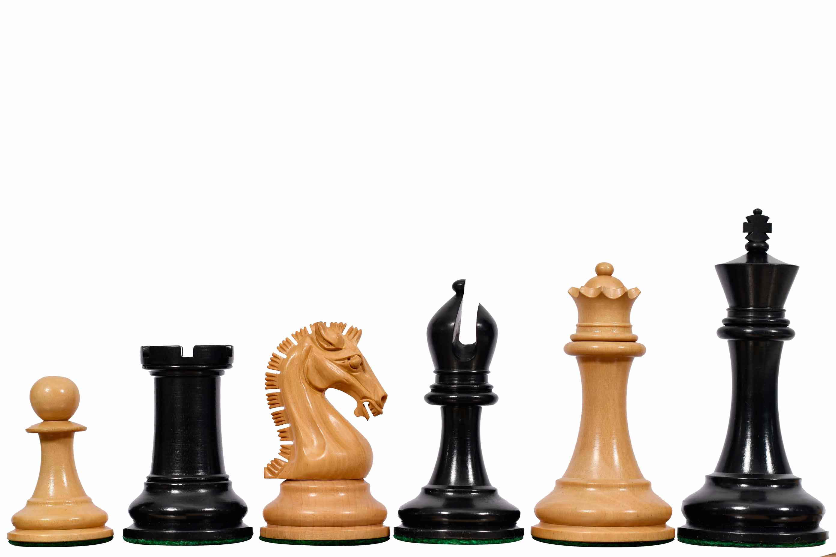 Sinquefield Cup 2017 Chess Pieces Genuine Ebony & Boxwood 3.75"- King