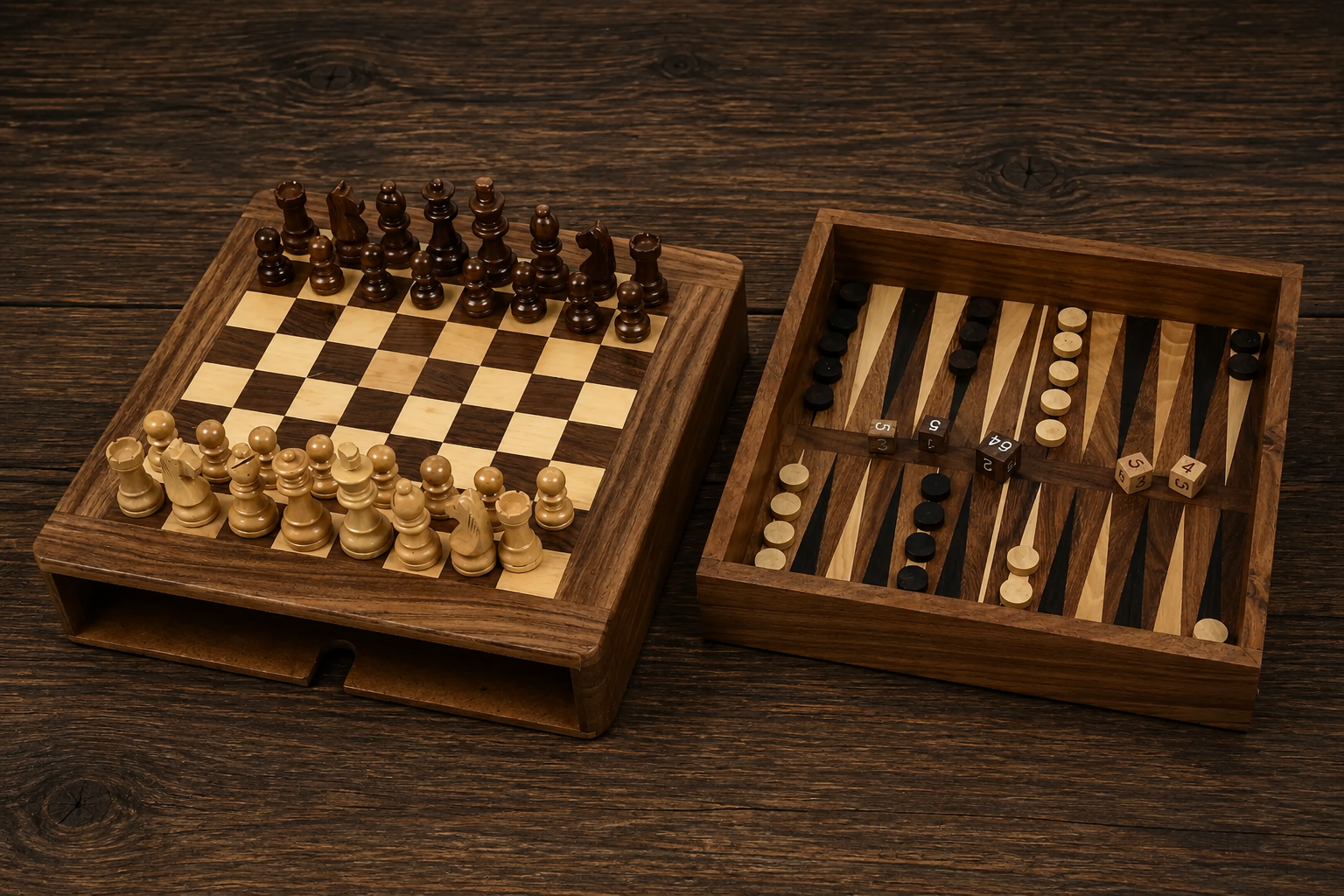 On-the-Go Magnetic Travel Chess Set Sheesham & Boxwood - Slightly Imperfect | CHESSBAZAAR