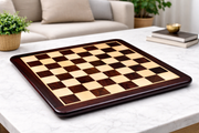 Solid Dark Brown Indian Rosewood Chess Board 23" (60mm Squares) | CHESSBAZAAR