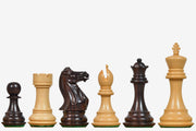 Club Staunton Chess Pieces in Rosewood & Boxwood 4.1" - king