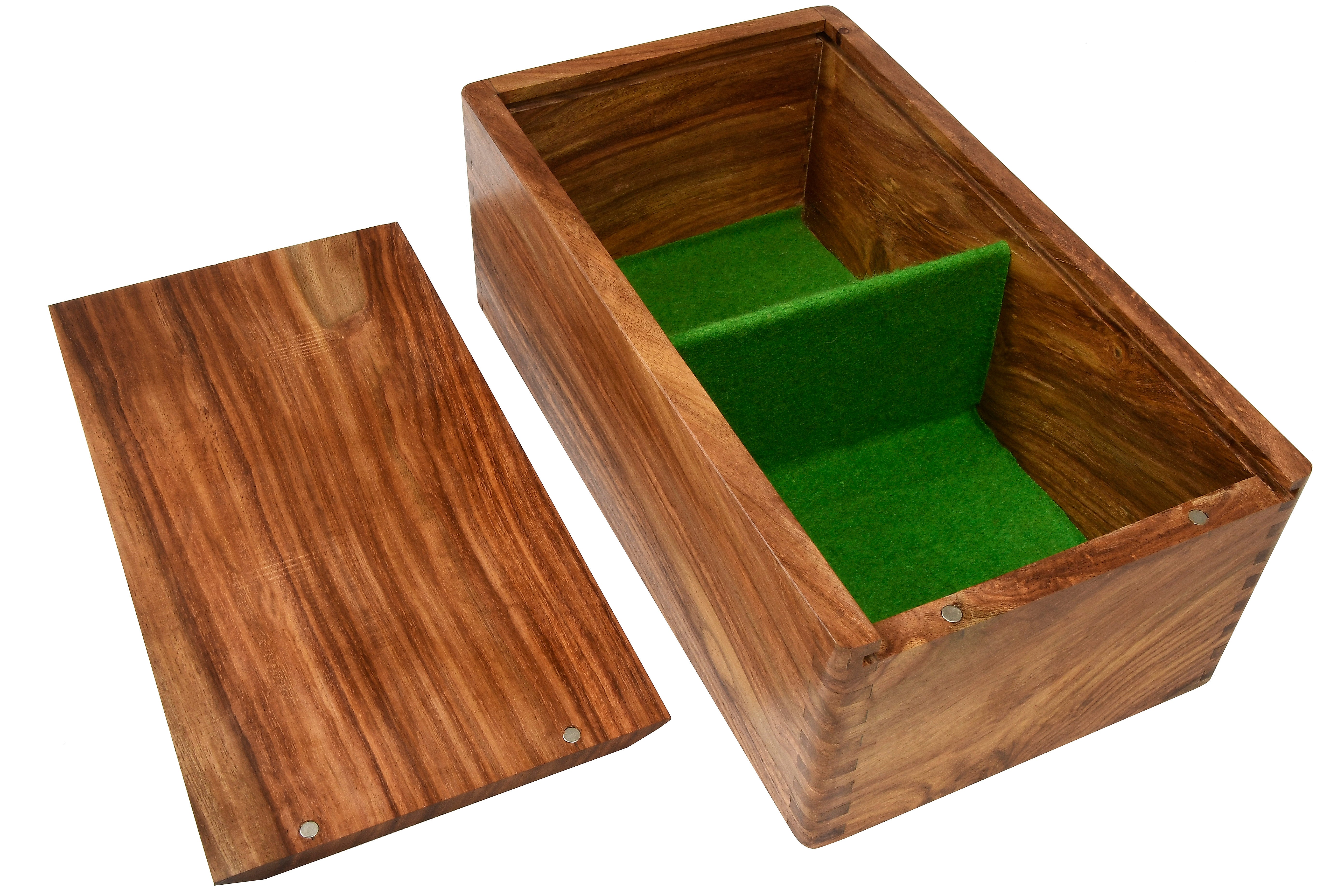 Tournament Chess Storage Box for up to 4.5" King Size Chess Pieces in Sheesham Wood