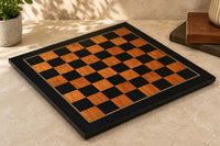 Golden Brown Wood Grain Tournament Chess Board 21
