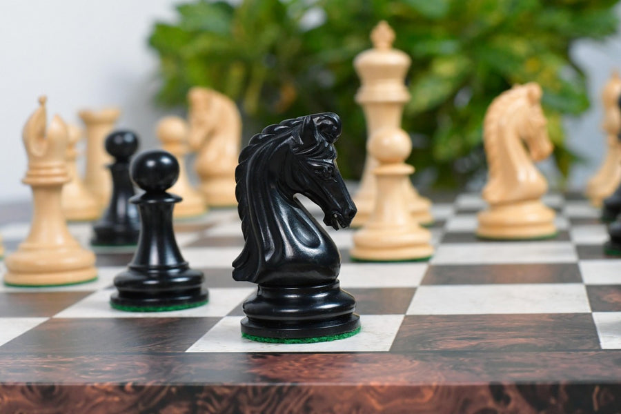 Imperial Collector Sinquefield Cup 2014 Chess Pieces Ebony wood & Boxwood - 3.75" King