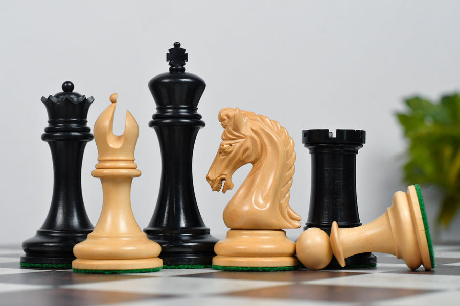 Imperial Collector Sinquefield Cup 2014 Chess Pieces Ebony wood & Boxwood - 3.75" King