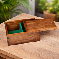 Sheesham Wood Tournament Chess Storage Box Perfect for Your Chess Pieces Worth up to $189