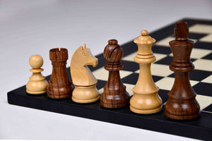 Tournament Staunton Chess Pieces German Knight Sheesham 3.75" King