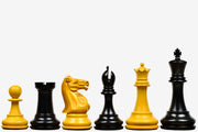 Reproduced Marshall Staunton Chess Pieces Ebony & Boxwood 3.75"- King