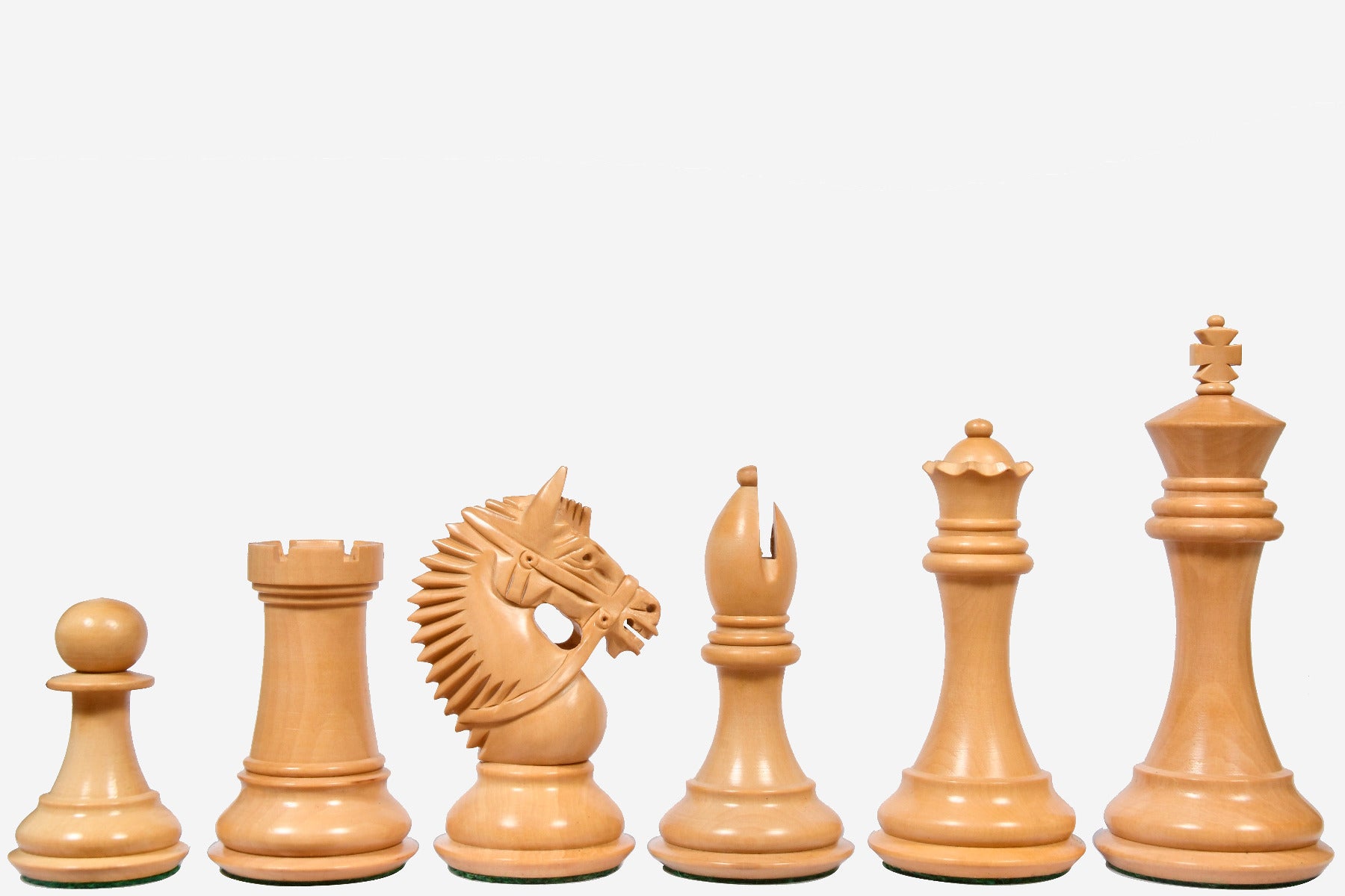 American Bridle Triple Weighted Chess Pieces in Rosewood 4.2" King with Extra Queens
