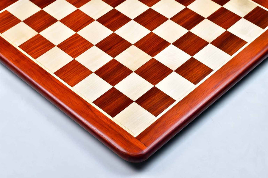 Wooden Blood Red Bud Rosewood Chess Board 21" (55mm Squares)