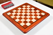 Wooden Chess Board Blood Red Bud Rose Wood 18" - 45 mm