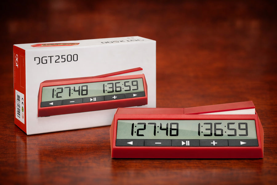Official DGT 2500 Digital Chess Clock for Tournament & Club Play