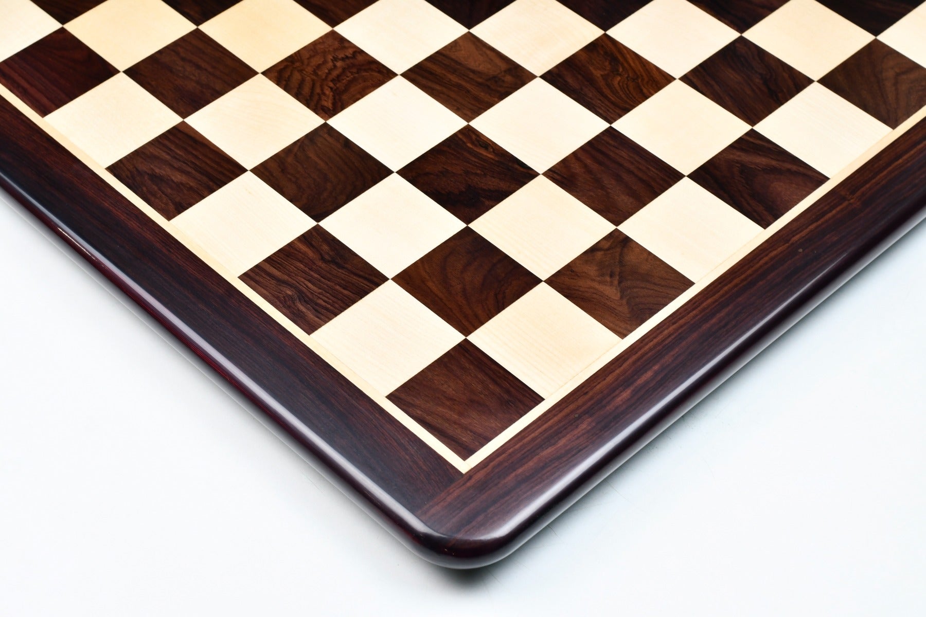 Wooden Chess Board Dark Brown Indian Rosewood 21" - 55 mm
