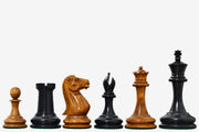 1849 Cooke-Jaques Staunton Weighted Chess Pieces in Antique Wood & Ebony wood - 3.5" King