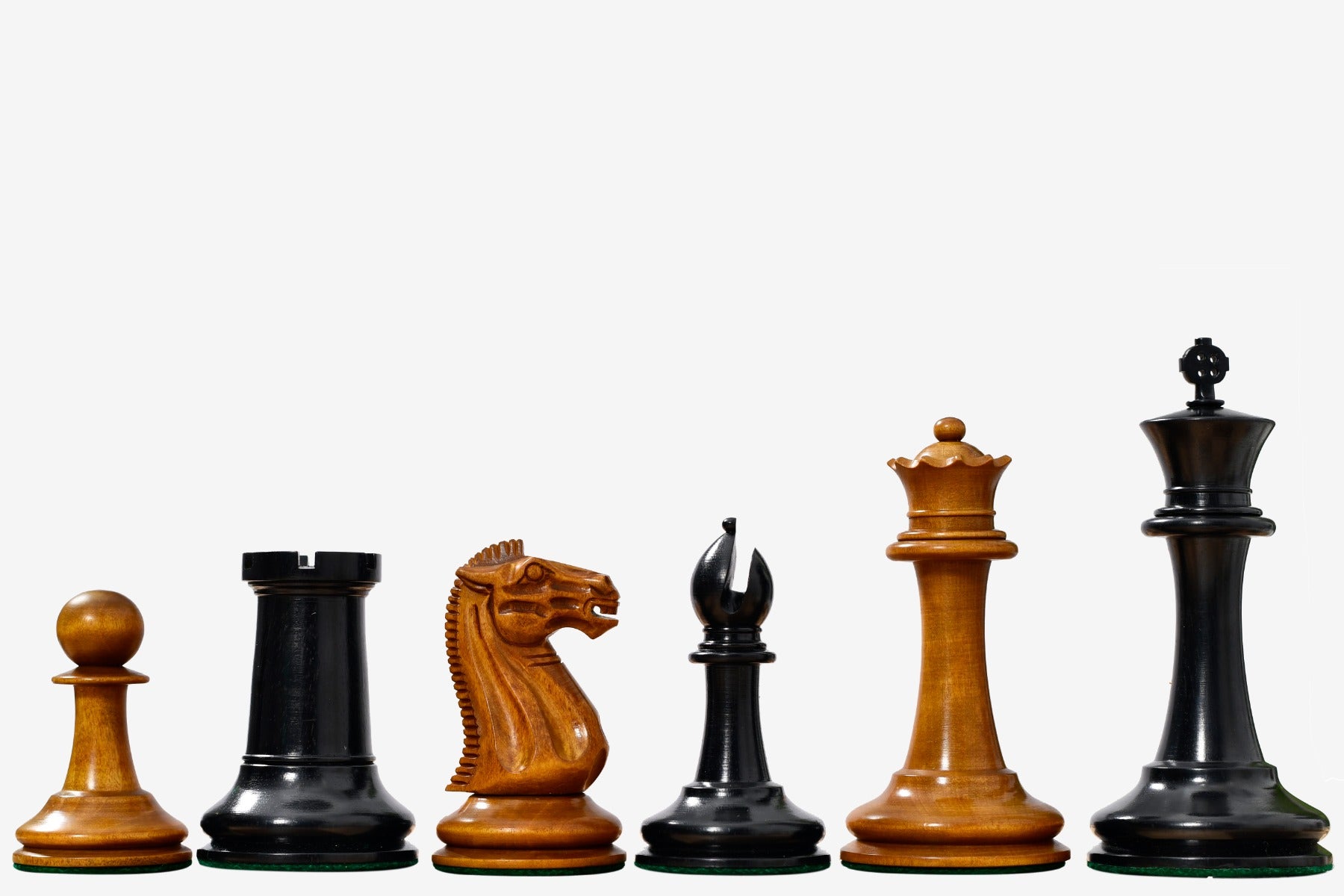 Nathaniel Cooke 1849 Staunton Chess Pieces – 4.5” King | Collector’s Ebony & Boxwood