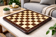 Wooden Chess Board with Notation Dark Brown Indian Rosewood 21" - 55 mm