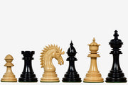 Ferocious Elite Series Chess Pieces in Ebony Wood & Boxwood - 4.45" King
