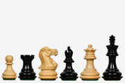 Collector Series Handcarved Staunton Pieces Ebonized Boxwood 2.6"- King