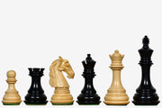 New Columbian Staunton Chess Pieces Ebony & Boxwood 3.8" King