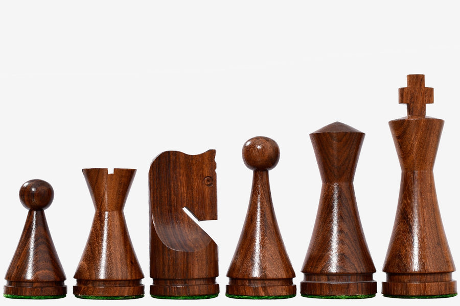 19th Century Classic Weighted Cone Chess Pieces Sheesham 4.09" King
