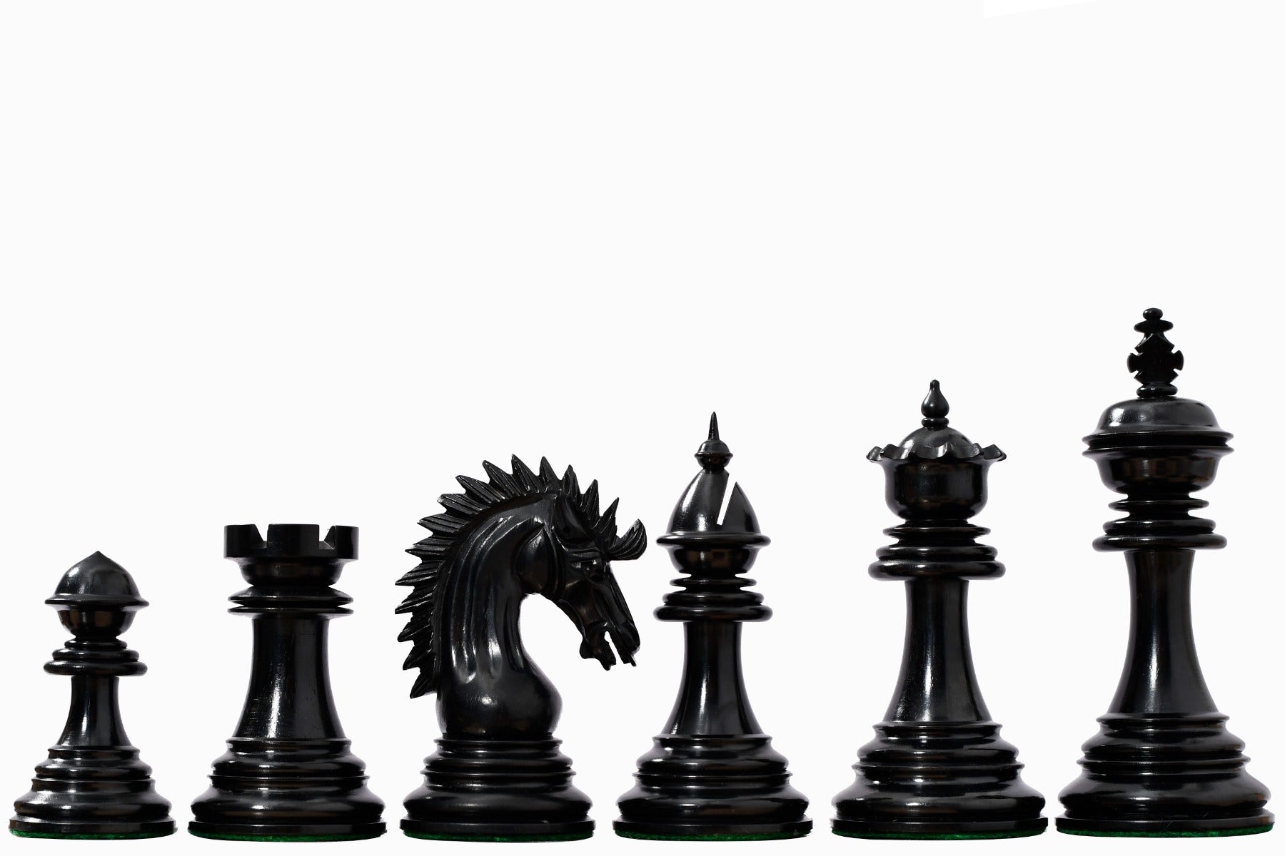 Ferocious Elite Series Chess Pieces in Ebony / Boxwood - 4.45" King