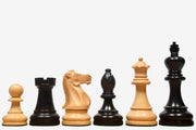 The American Staunton Series Weighted Tournament Chess Pieces - 4.1" King By Chessbazaar