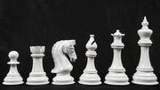 Slightly Imperfect The Staunton Series Chess Pieces in Painted Wood & Painted Boxwood - 4.5" King