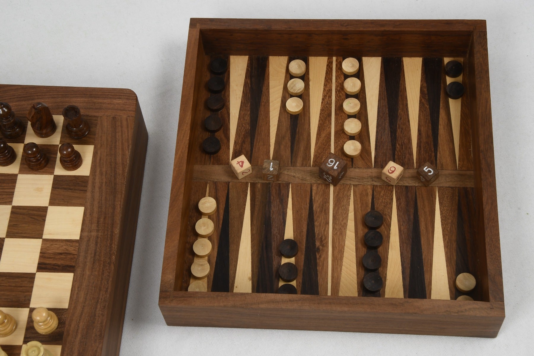 Travel-Friendly Magnetic Chess Set Sheesham & Boxwood - Slightly Imperfect | CHESSBAZAAR