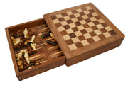 Portable Magnetic Travel Chess Set Sheesham & Boxwood - Slightly Imperfect | CHESSBAZAAR