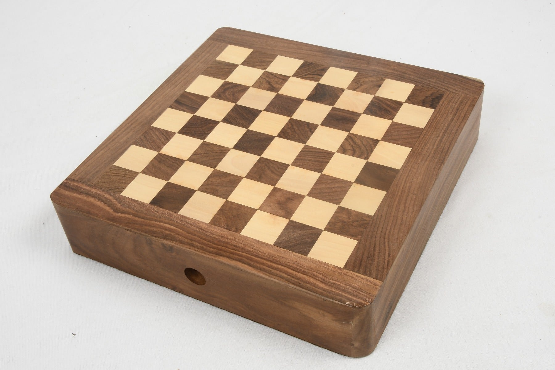Compact Travel Series Magnetic Chess Set – Sheesham & Boxwood with Dice & Stones | Slight Imperfections