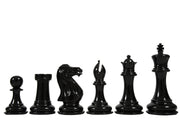 Staunton Chess Pieces Black & White Painted Boxwood 4.4" - Slightly Imperfect | CHESSBAZAAR