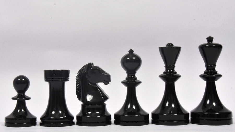 Chess Pieces Black & White Painted Boxwood 3.9" - Slightly Imperfect | CHESSBAZAAR