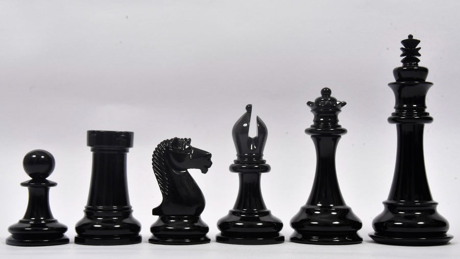 Chess Pieces White & Black Painted Boxwood 4.7" - Slightly Imperfect | CHESSBAZAAR