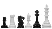 Chess Pieces White & Black Painted Boxwood 4.7" - Slightly Imperfect | CHESSBAZAAR