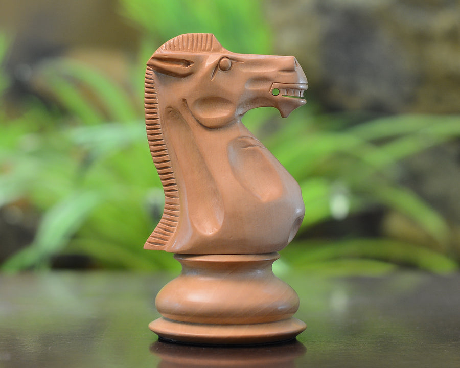 The Giant Monstrous Series Knight Chess Piece in Box Wood Paper Weight -4.3" Height.