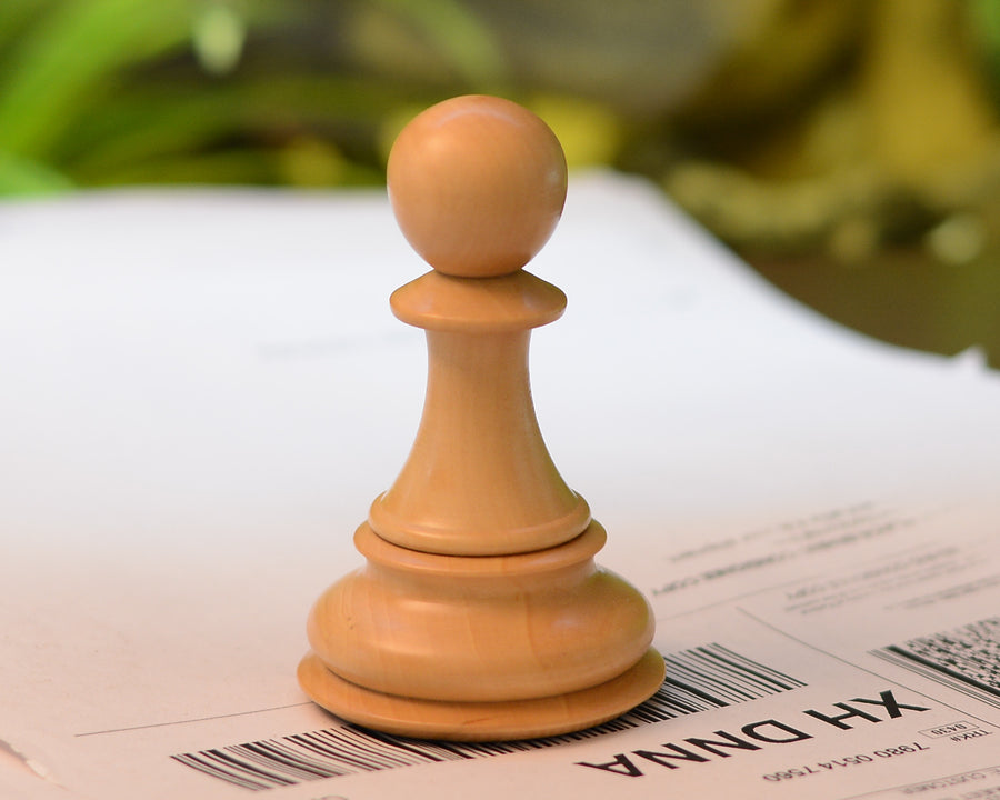 The Giant Monstrous Series Pawn Chess Piece in Box Wood Paper Weight - 3.3" Height.
