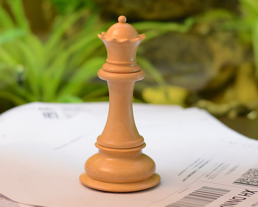 The Giant Monstrous Series Queen Chess Piece in Box Wood Paper Weight - 5.0" Height.