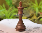 The Giant Monstrous Series King Chess Piece in Sheesham Wood Paper Weight -6.5" Height.