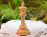 The Giant Monstrous Series King Chess Piece in Box Wood Paper Weight - 6.0" Height.